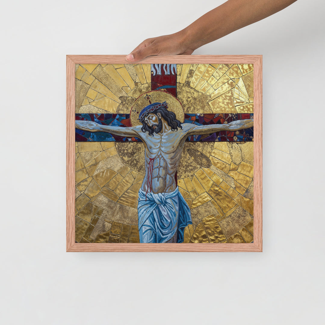 "The Crucifixion" Christian Framed Poster (Style 2)