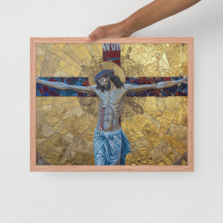 "The Crucifixion" Christian Framed Poster (Style 2)