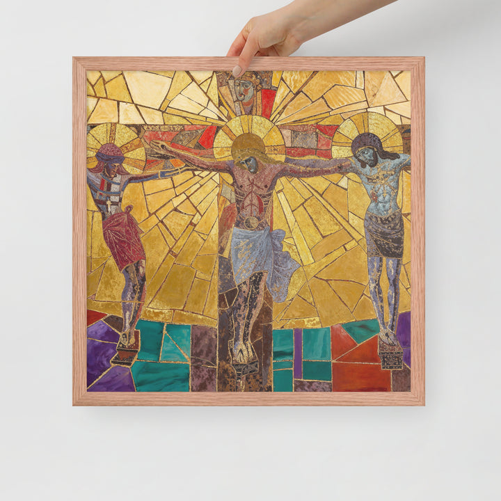 "The Crucifixion" Christian Framed Poster (Style 1)