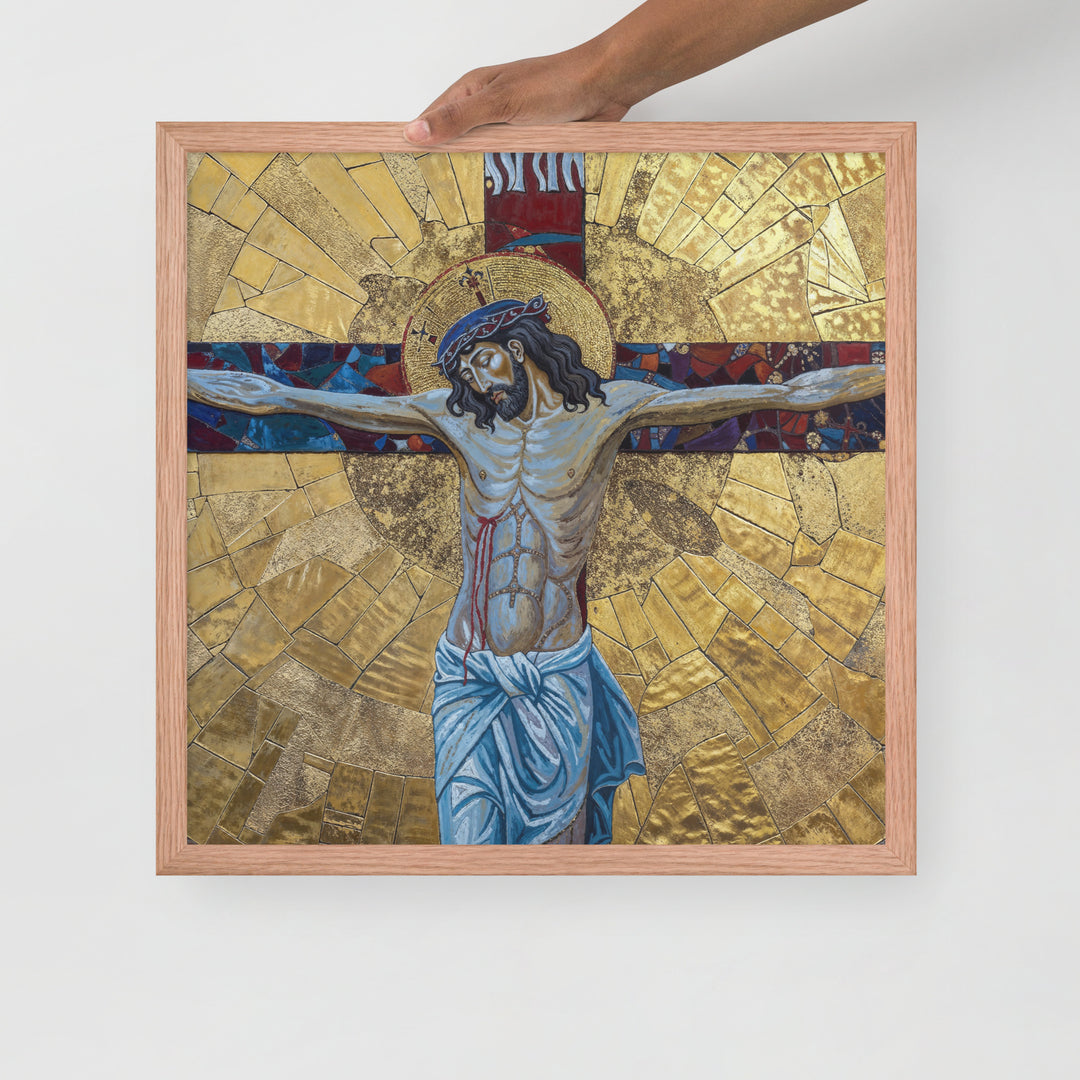 "The Crucifixion" Christian Framed Poster (Style 2)