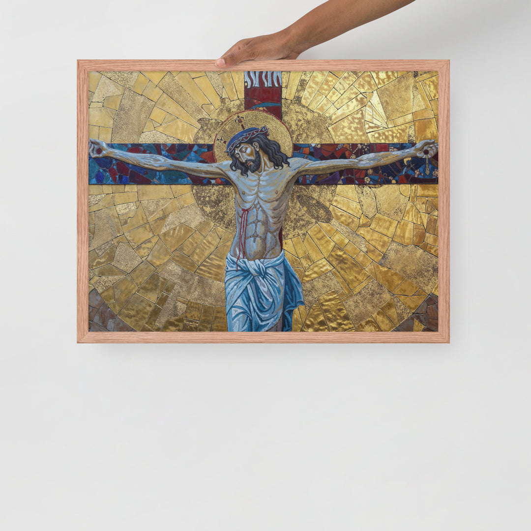 "The Crucifixion" Christian Framed Poster (Style 2)