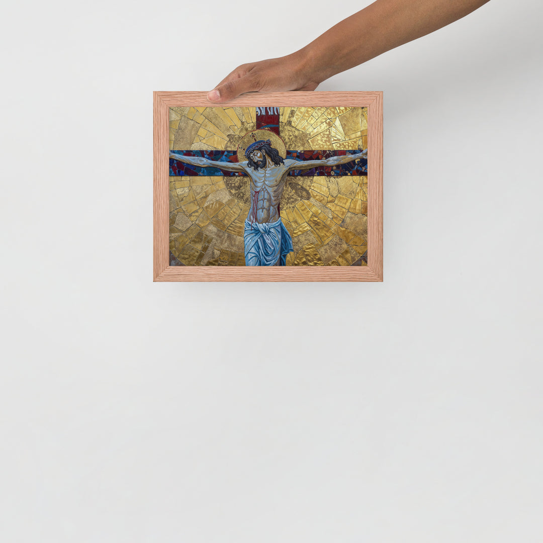 "The Crucifixion" Christian Framed Poster (Style 2)