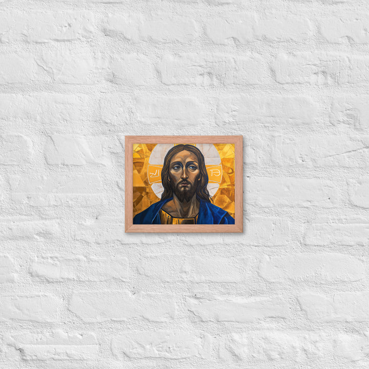 "Portrait of Jesus" Christian Framed Poster (Style 01)