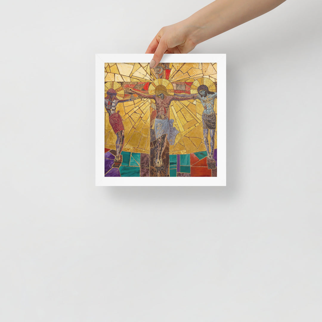 "The Crucifixion" Christian Framed Poster (Style 1)