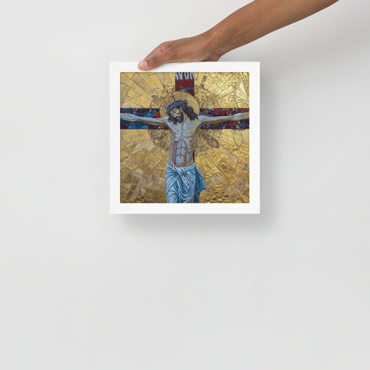 "The Crucifixion" Christian Framed Poster (Style 2)