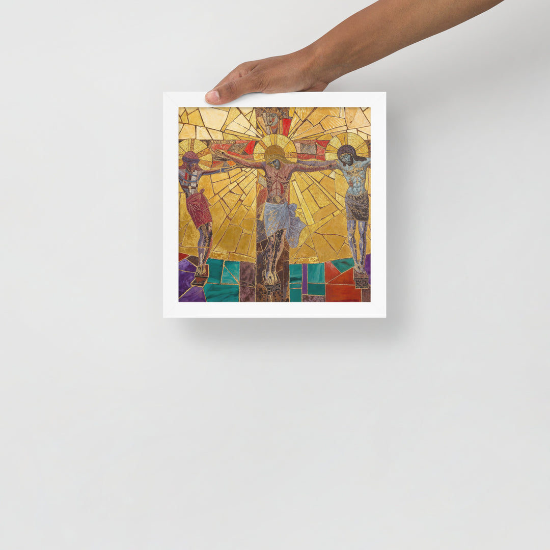 "Bishop Holding Chalice" Christian Framed Poster(Style 01)