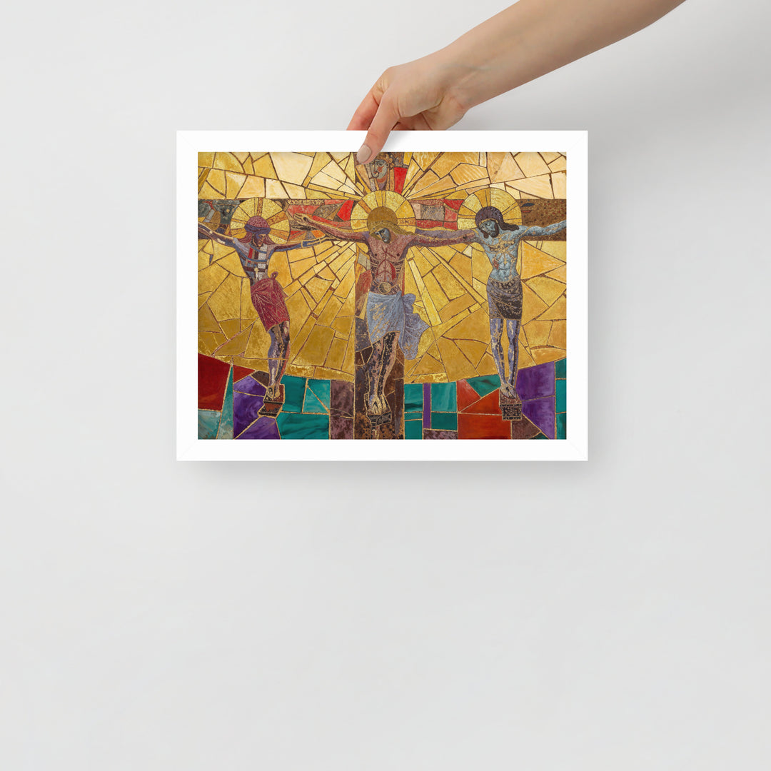 "The Crucifixion" Christian Framed Poster (Style 1)