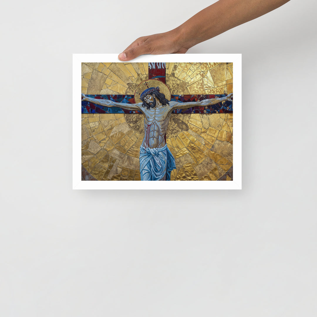 "The Crucifixion" Christian Framed Poster (Style 2)