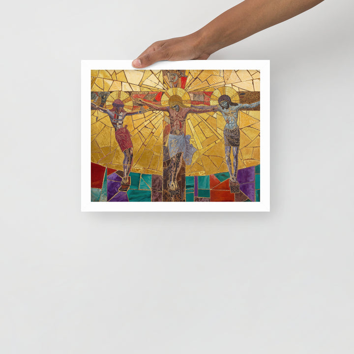 "Bishop Holding Chalice" Christian Framed Poster(Style 01)