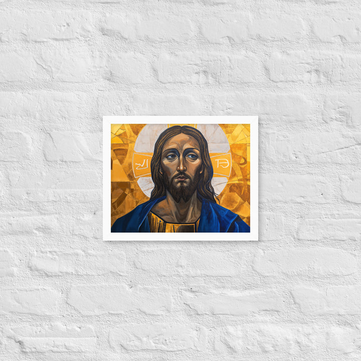 "Portrait of Jesus" Christian Framed Poster (Style 01)