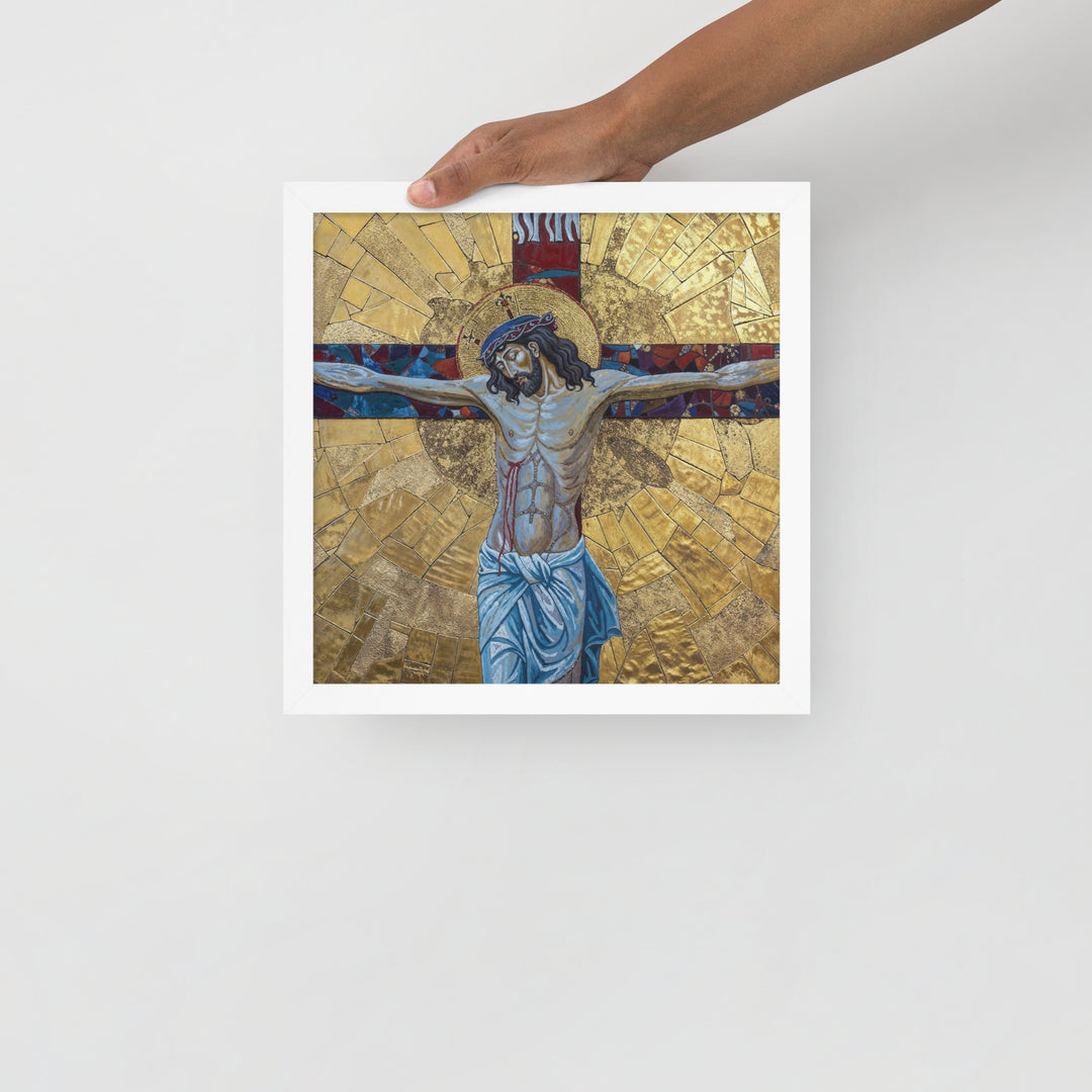 "The Crucifixion" Christian Framed Poster (Style 2)