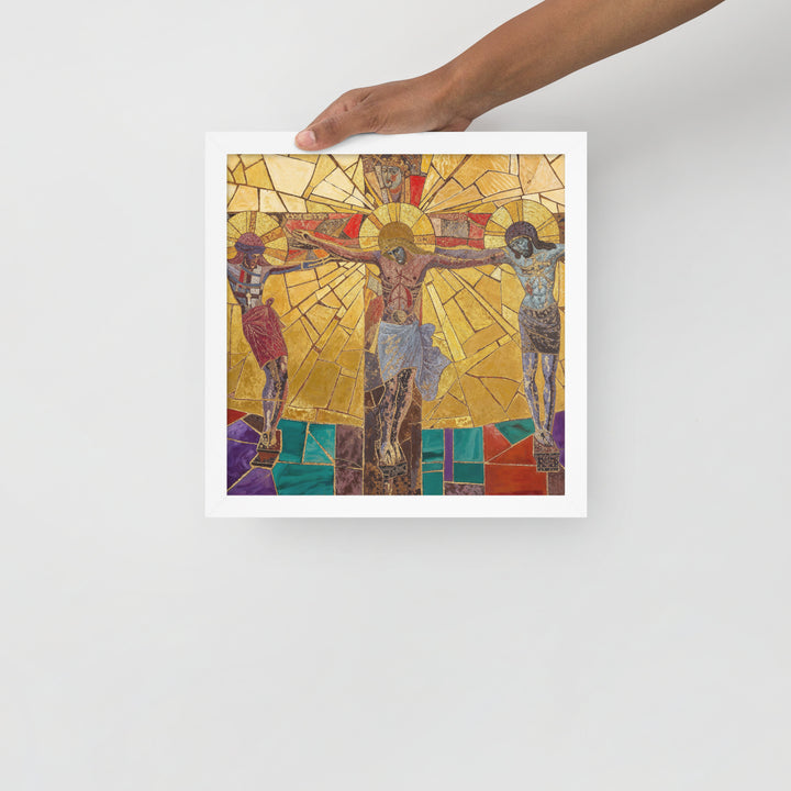 "Bishop Holding Chalice" Christian Framed Poster(Style 01)