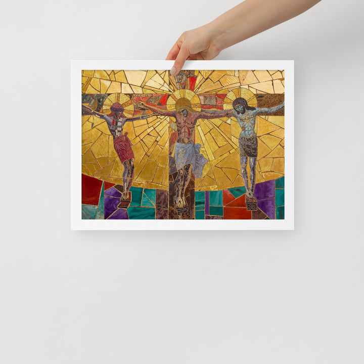 "The Crucifixion" Christian Framed Poster (Style 1)