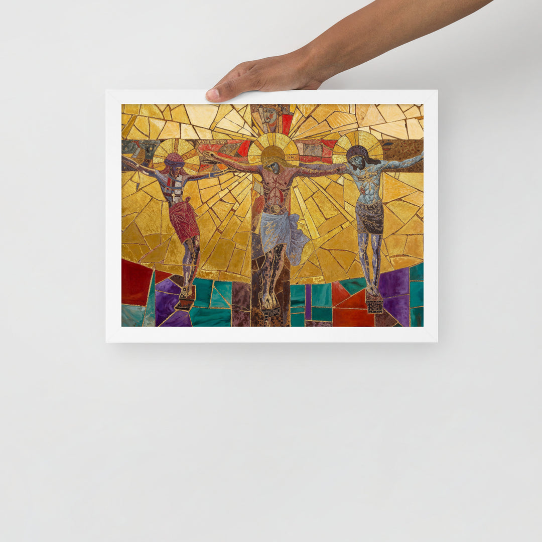 "Bishop Holding Chalice" Christian Framed Poster(Style 01)