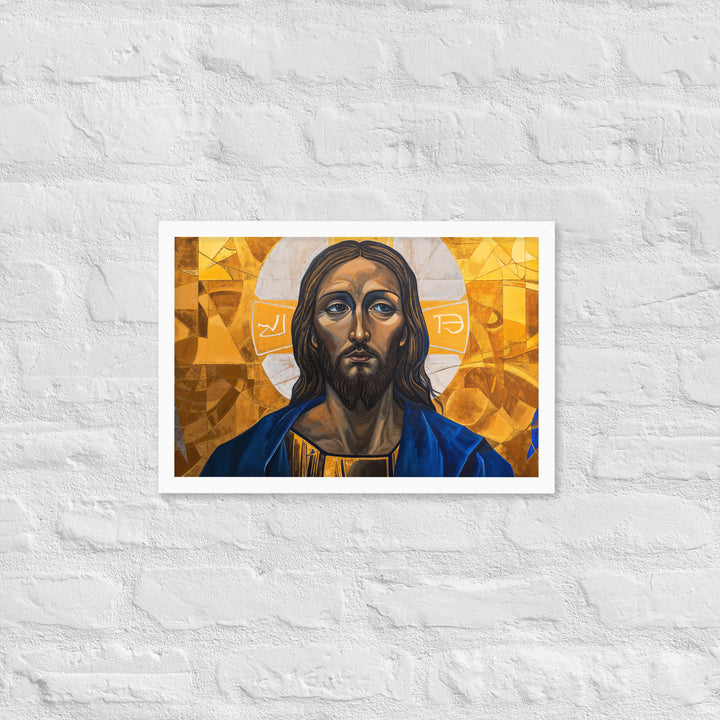 "Portrait of Jesus" Christian Framed Poster (Style 01)