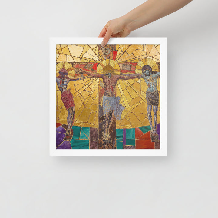 "The Crucifixion" Christian Framed Poster (Style 1)