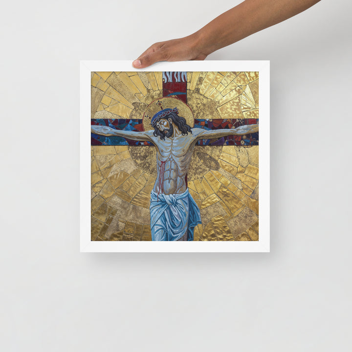 "The Crucifixion" Christian Framed Poster (Style 2)