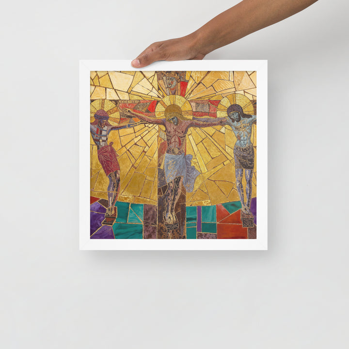 "Bishop Holding Chalice" Christian Framed Poster(Style 01)