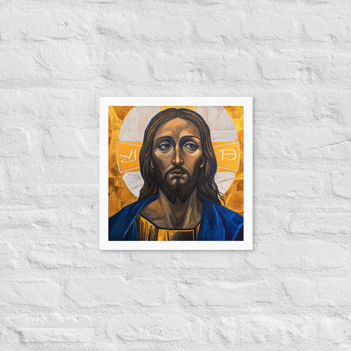 "Portrait of Jesus" Christian Framed Poster (Style 01)