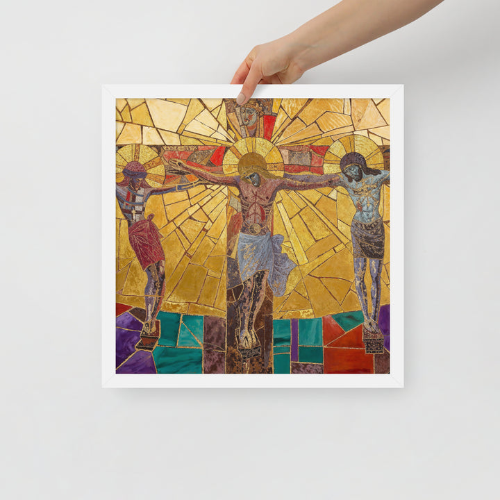 "The Crucifixion" Christian Framed Poster (Style 1)