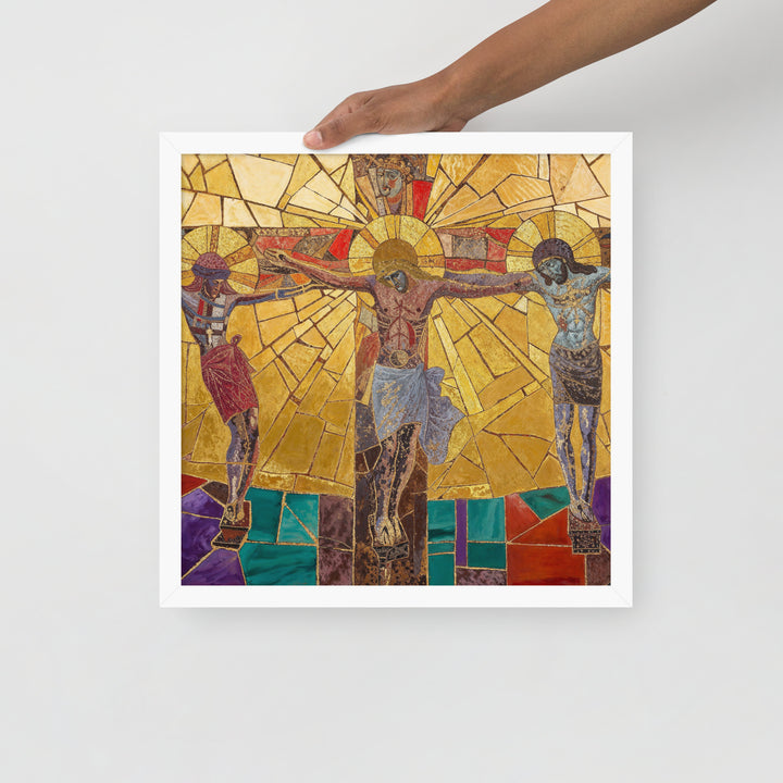 "Bishop Holding Chalice" Christian Framed Poster(Style 01)