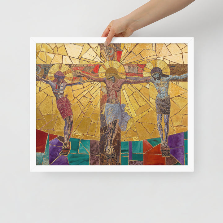 "The Crucifixion" Christian Framed Poster (Style 1)