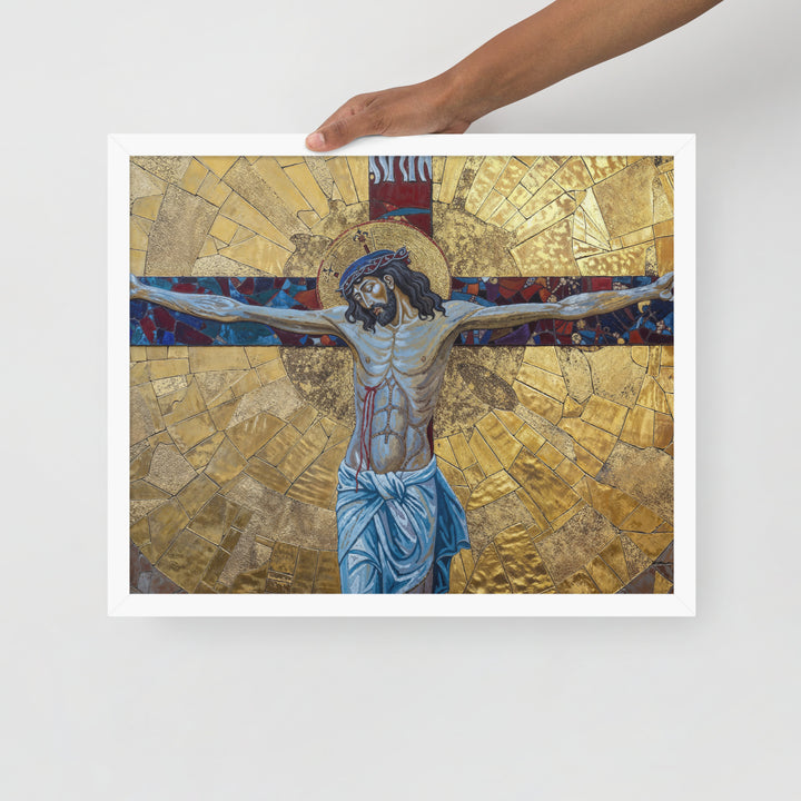 "The Crucifixion" Christian Framed Poster (Style 2)