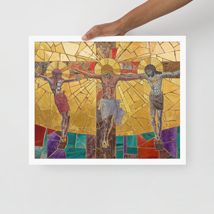 "Bishop Holding Chalice" Christian Framed Poster(Style 01)