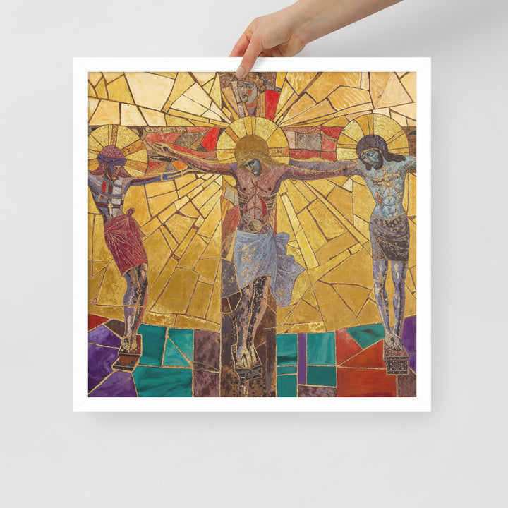 "The Crucifixion" Christian Framed Poster (Style 1)