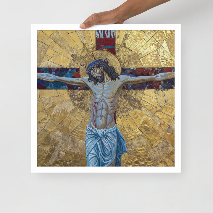 "The Crucifixion" Christian Framed Poster (Style 2)