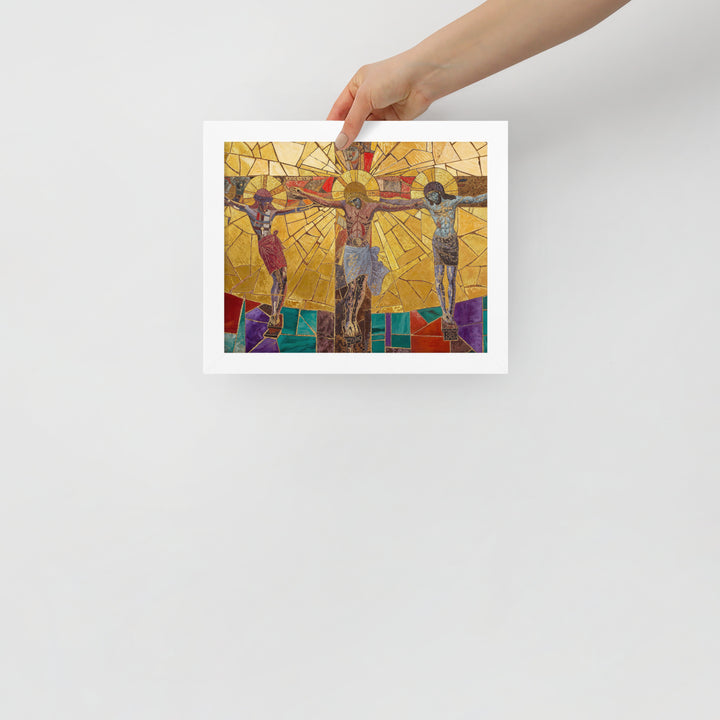 "The Crucifixion" Christian Framed Poster (Style 1)