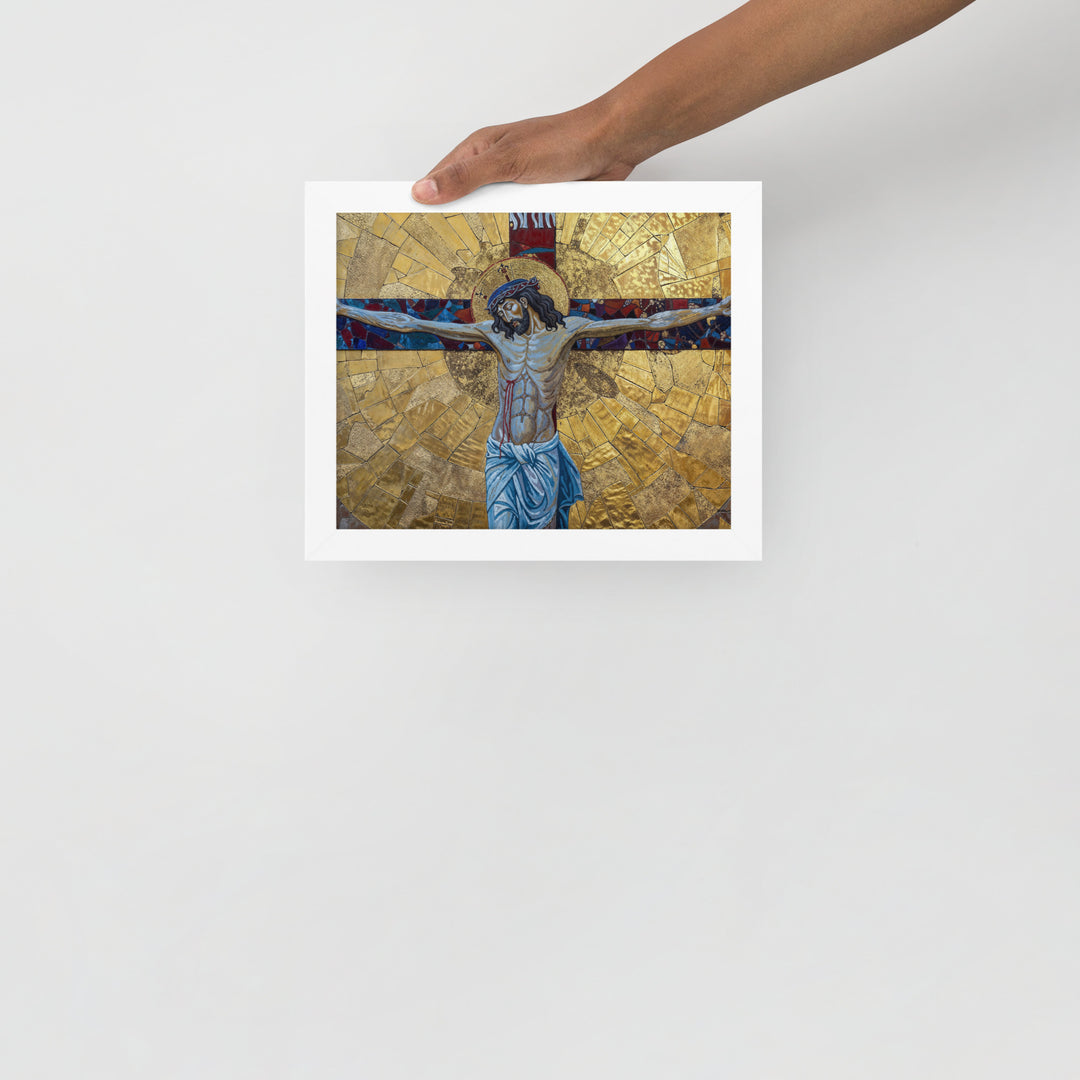 "The Crucifixion" Christian Framed Poster (Style 2)