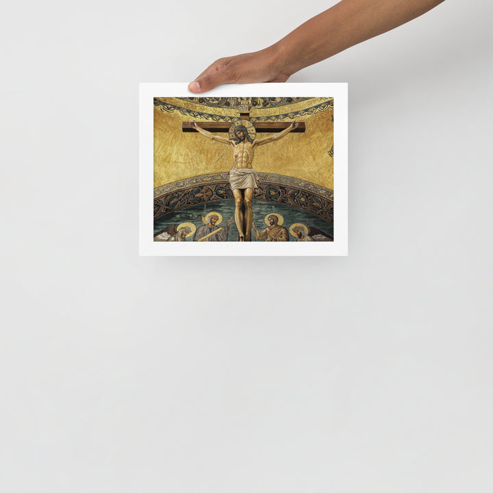 ”The Crucifixion" Christian Framed Poster (Style 2)