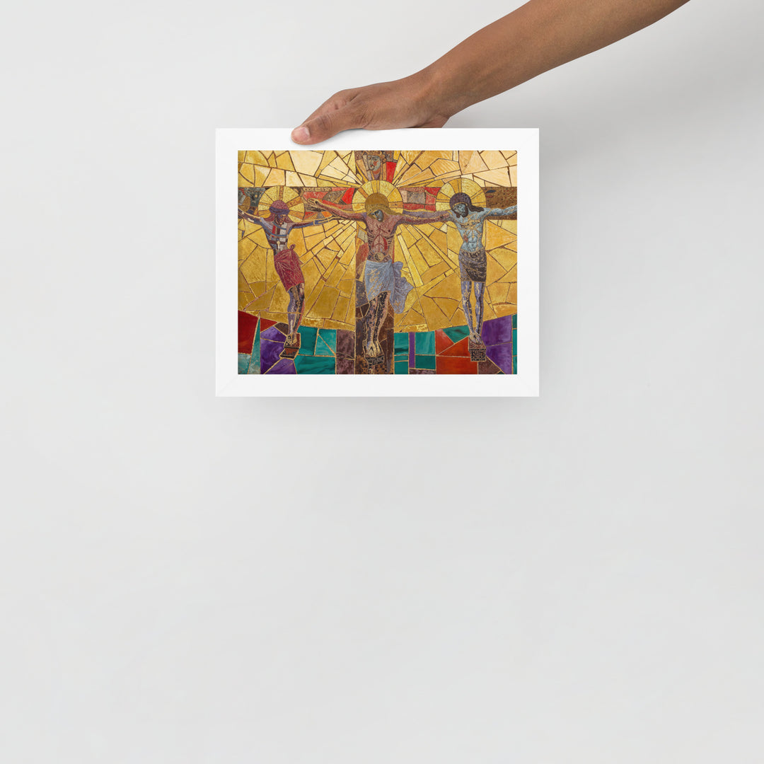 "Bishop Holding Chalice" Christian Framed Poster(Style 01)