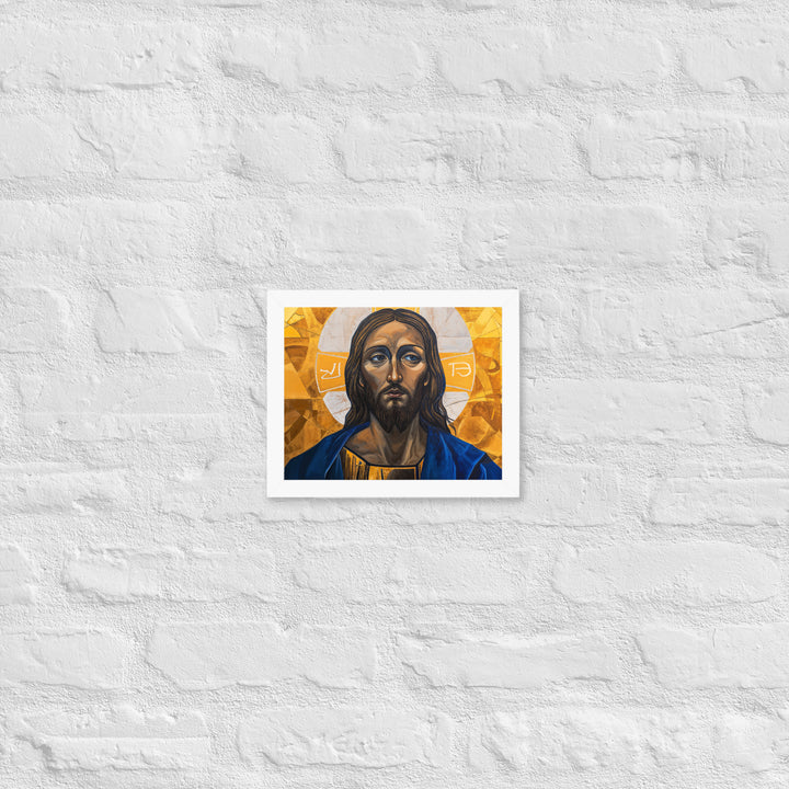 "Portrait of Jesus" Christian Framed Poster (Style 01)