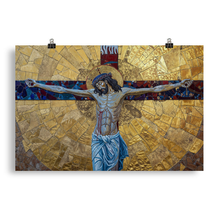 ”The Crucifixion" Christian Poster (Style 3)