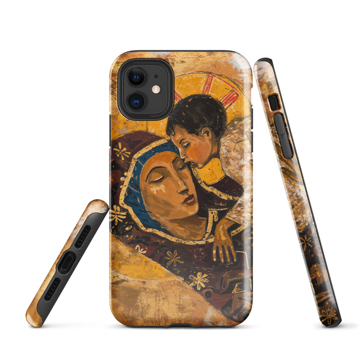 “Virgin Mary holding Christ” Christian iPhone Case (Style 01)