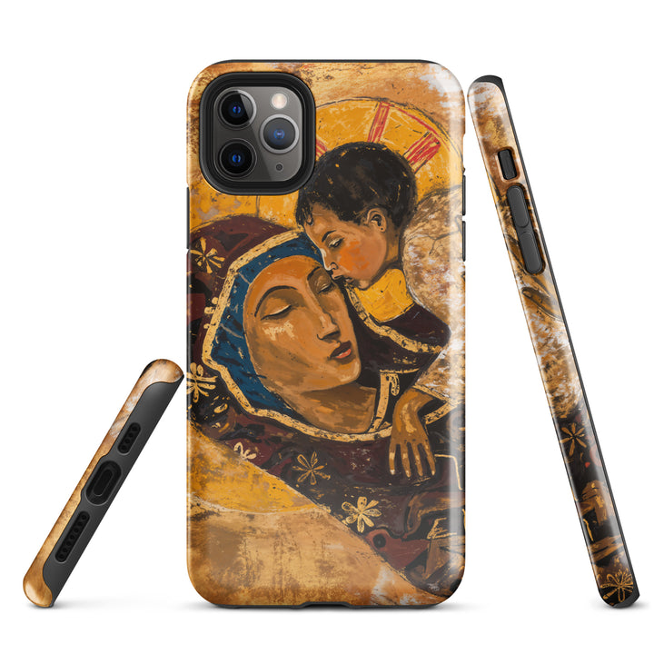 “Virgin Mary holding Christ” Christian iPhone Case (Style 01)