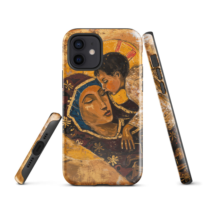 “Virgin Mary holding Christ” Christian iPhone Case (Style 01)