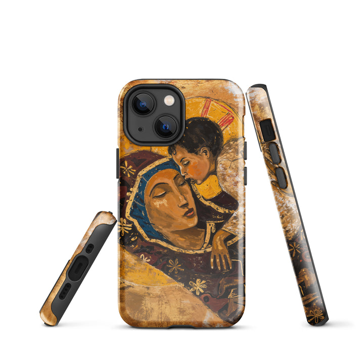 “Virgin Mary holding Christ” Christian iPhone Case (Style 01)