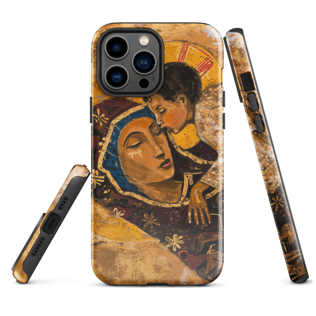 “Virgin Mary holding Christ” Christian iPhone Case (Style 01)