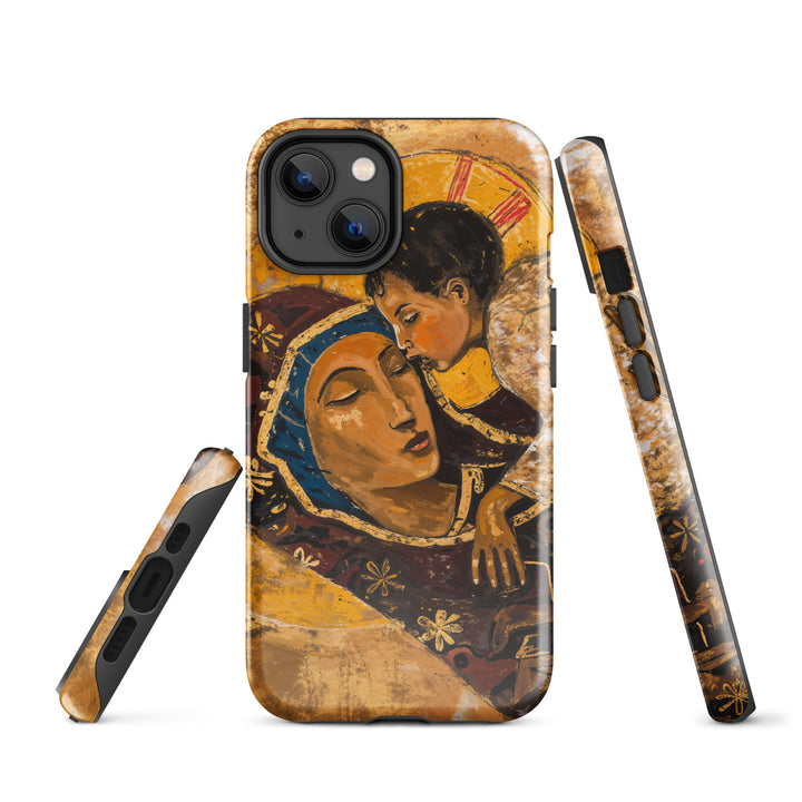 “Virgin Mary holding Christ” Christian iPhone Case (Style 01)