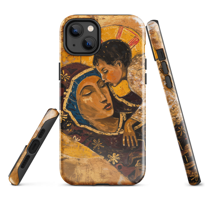 “Virgin Mary holding Christ” Christian iPhone Case (Style 01)