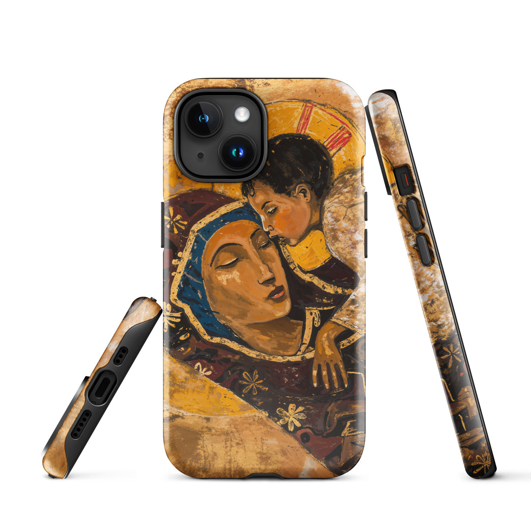 “Virgin Mary holding Christ” Christian iPhone Case (Style 01)