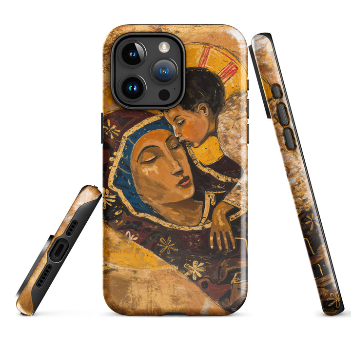 “Virgin Mary holding Christ” Christian iPhone Case (Style 01)