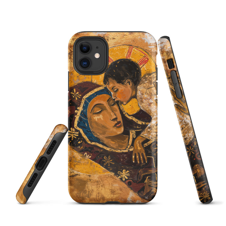 “Virgin Mary holding Christ” Christian iPhone Case (Style 01)