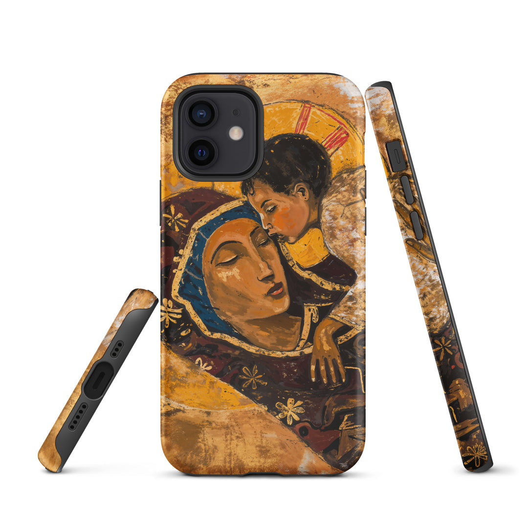 “Virgin Mary holding Christ” Christian iPhone Case (Style 01)