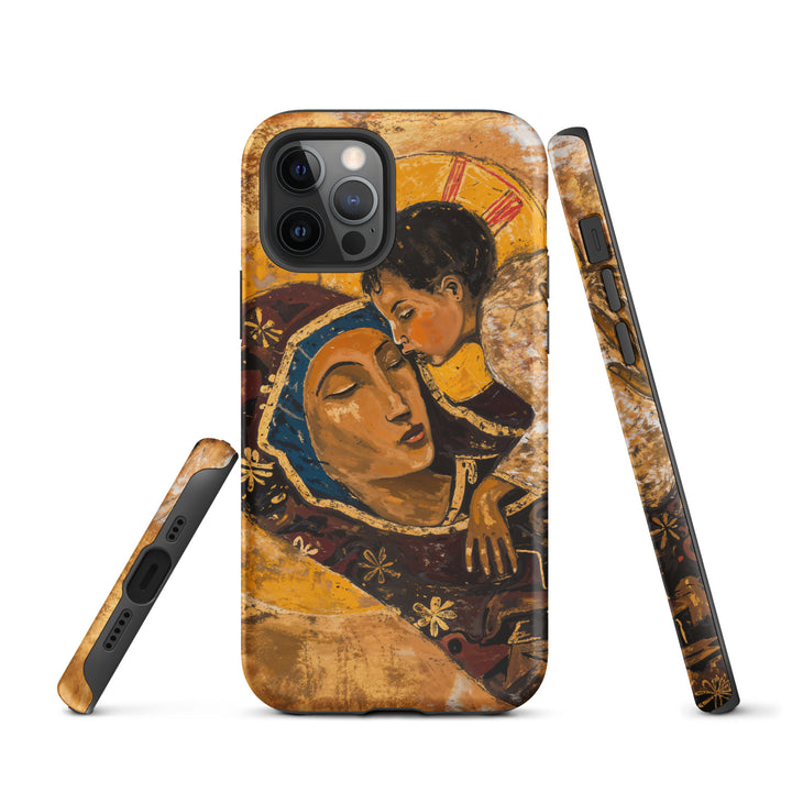 “Virgin Mary holding Christ” Christian iPhone Case (Style 01)