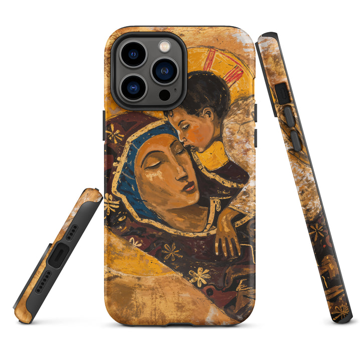 “Virgin Mary holding Christ” Christian iPhone Case (Style 01)