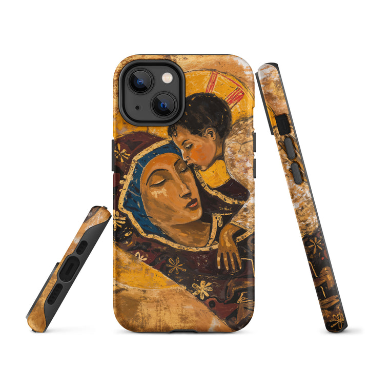 “Virgin Mary holding Christ” Christian iPhone Case (Style 01)